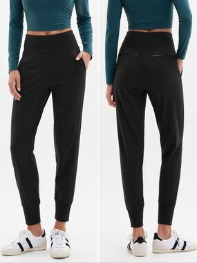 Athleta Venice High Rise Jogger Pants Black XSmall